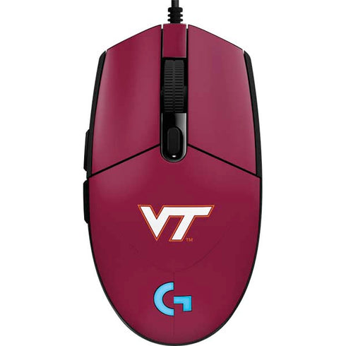 Virginia Tech University Maroon G203 Prodigy RGB Wired Gaming Mouse Skin